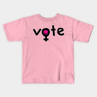 Vote for Womens Rights Female Gender Symbol Kids T-Shirt